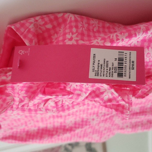 NWT Lilly Pulitzer Martha Ruffle Romper - Picture 4 of 6